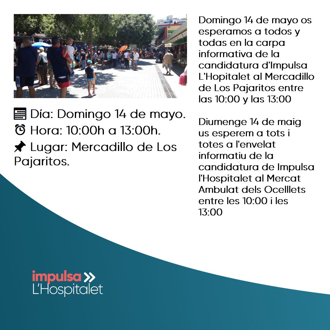 Carpa Informativa al Mercat Ambulant dels Ocellets